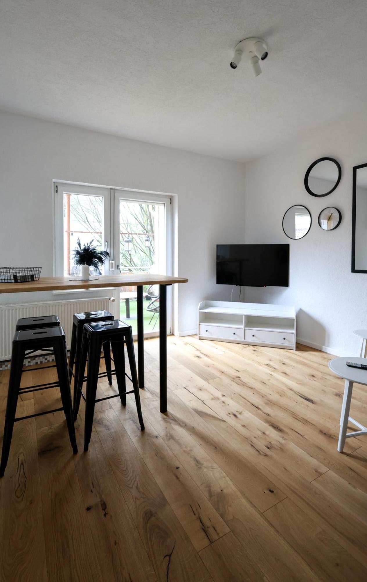 3 Zimmer Naehe Von Europapark Garage Balkon Grill Offenburg Buitenkant foto